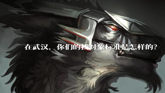在武汉,你们的找对象标准是怎样的?