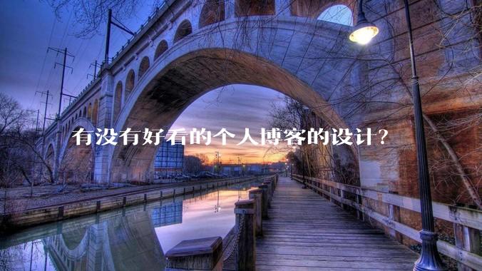 有没有好看的个人博客的设计?